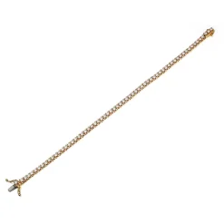 Sale Tennisarmbånd gult gull 3,00 ct Armbånd