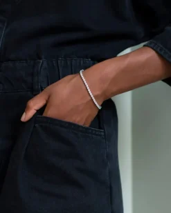 Hot armbånd i sølv med cubic zirkonia Armbånd