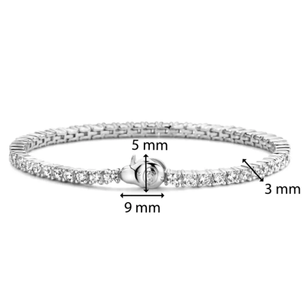 Hot armbånd i sølv med cubic zirkonia Armbånd