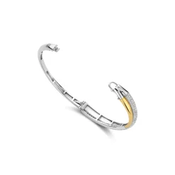 Fashion armring i sølv med cubik zirkonia Armbånd