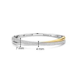 Fashion armring i sølv med cubik zirkonia Armbånd