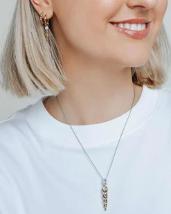 Clearance dråpeanheng i sølv med cubic zirkonia Halssmykker