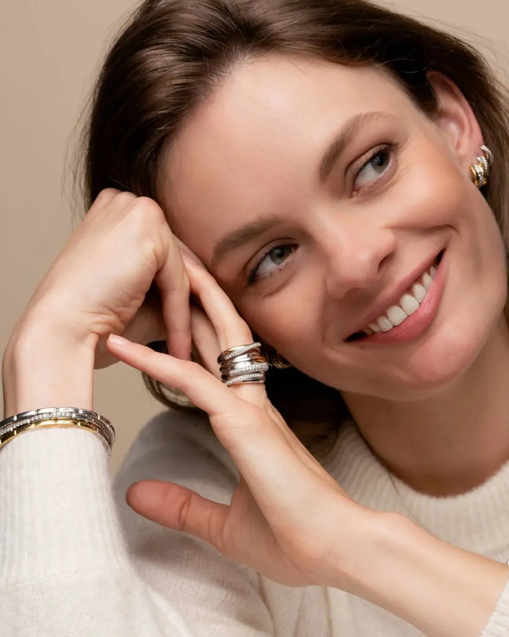 Fashion forgylt armbånd Armbånd