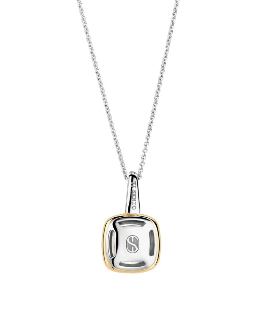 Outlet kjede med perlemor og cubic zirkonia Halssmykker