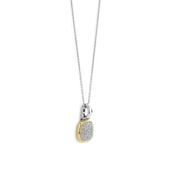 Outlet kvadratisk halssmykke med cubic zirkonia Halssmykker
