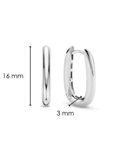 Sale ovale hoops Ørepynt