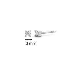 Hot øredobber 3 mm Ørepynt