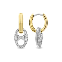 Discount sølvørepynt lenker med cubic zirkonia Ørepynt