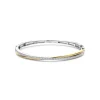 Discount to-farget armring med cubic zirkonia Armbånd