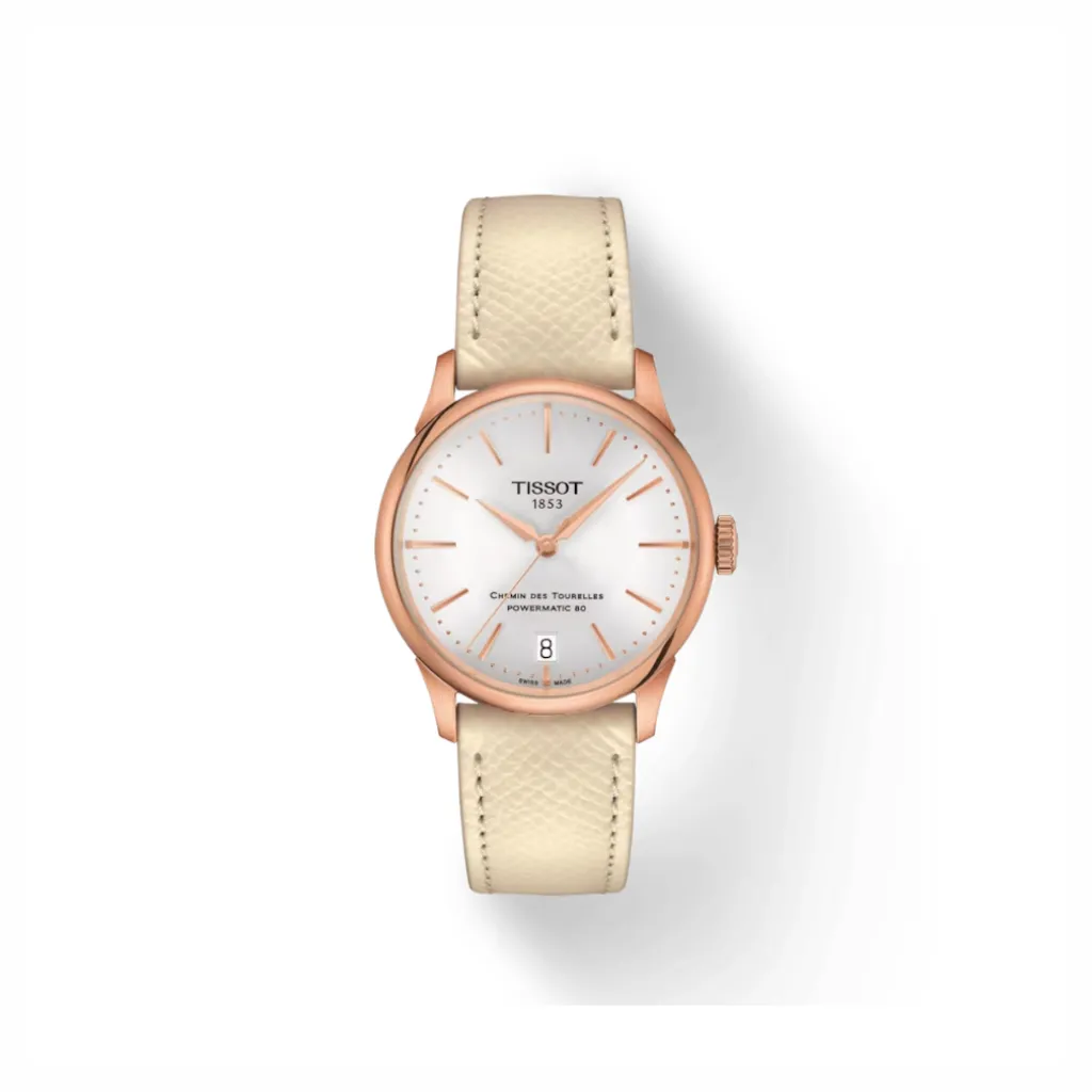 Best Chemin Des Tourelles Powermatic 80 sølvfarget 34 mm Til Henne