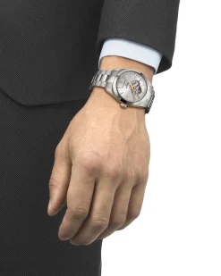 Best Gentleman Powermatic 80 sølv 40 mm Til Han