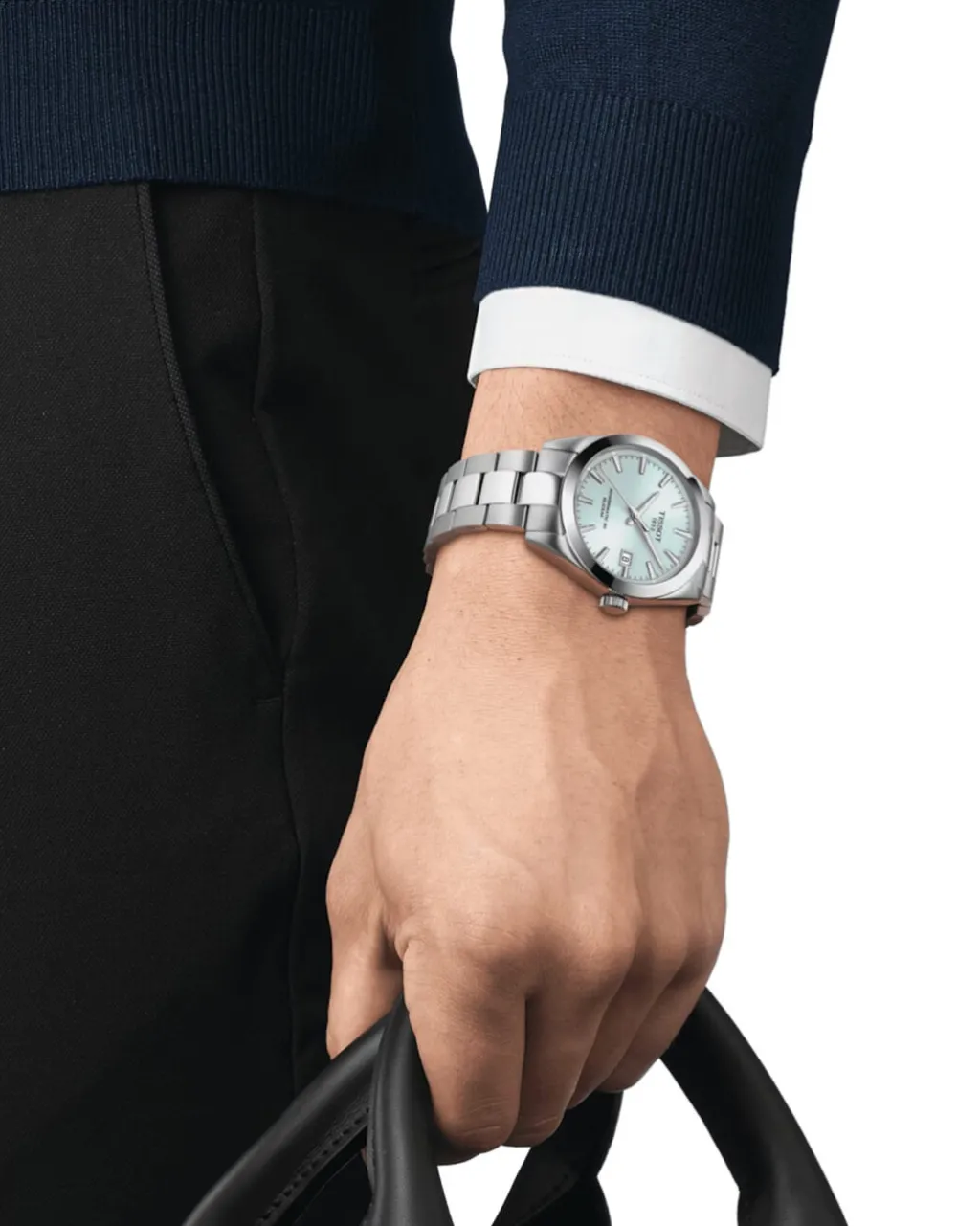 Hot Gentleman Powermatic 80 is-blå skive 40 mm Til Han