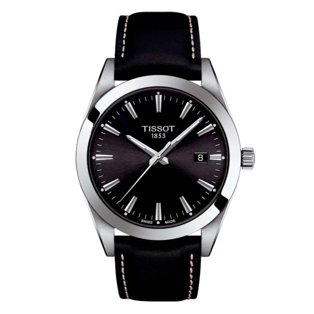 Sale Gentleman Quartz Sort 40 mm Til Han