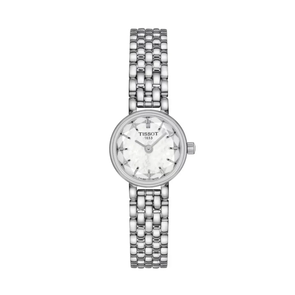 Clearance Lovely Round stållenke hvit perlemor 19,5 mm Til Henne