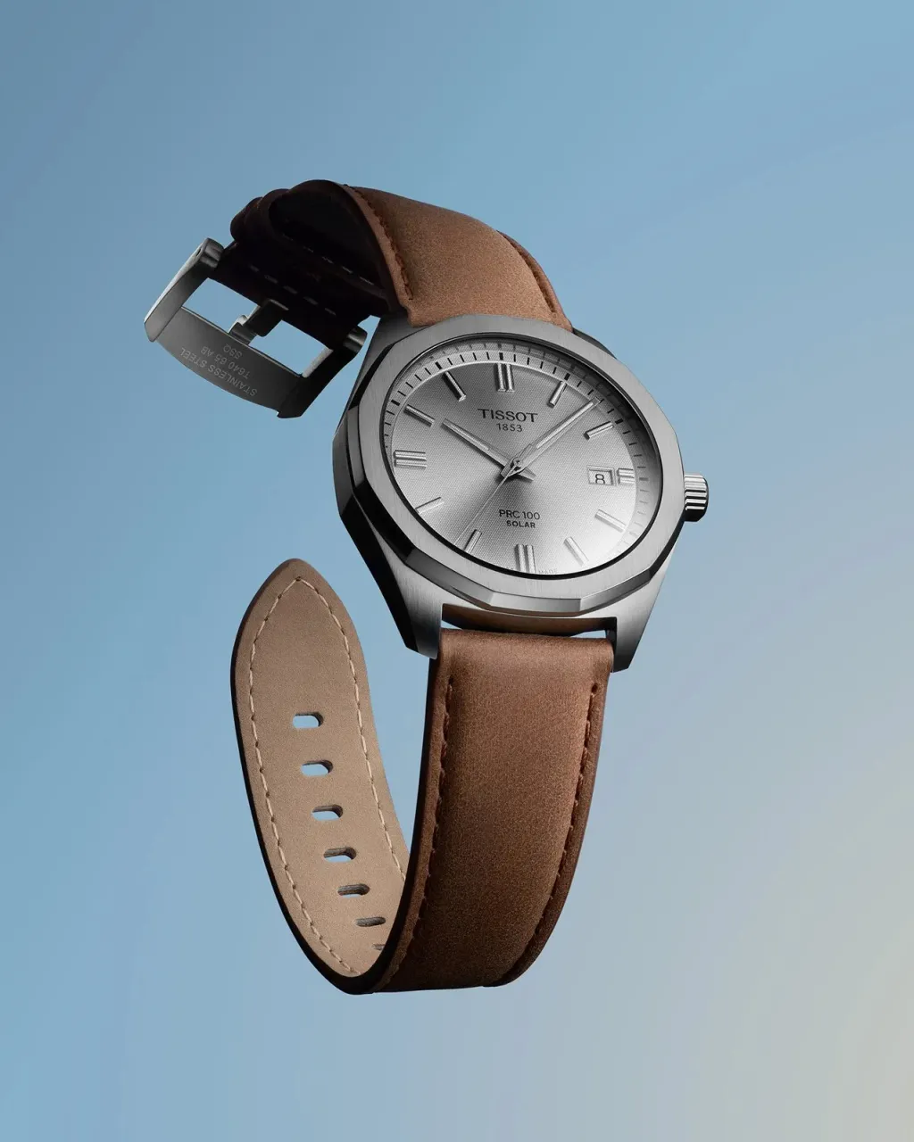 Sale PRC100 Solar Sølv 39 mm Til Han