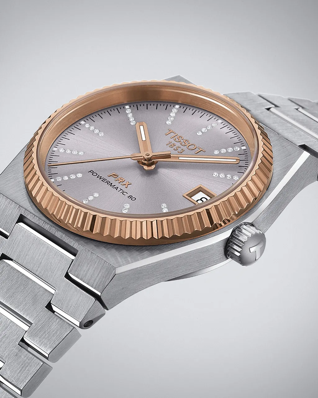 Best PRX Powermatic 80 grå 35 mm Two Tone Klokker | Til Henne