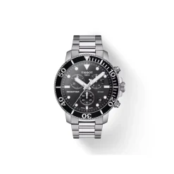 Online Seastar 1000 Chronograph svart 45,5 mm Dykkerklokker | Til Han