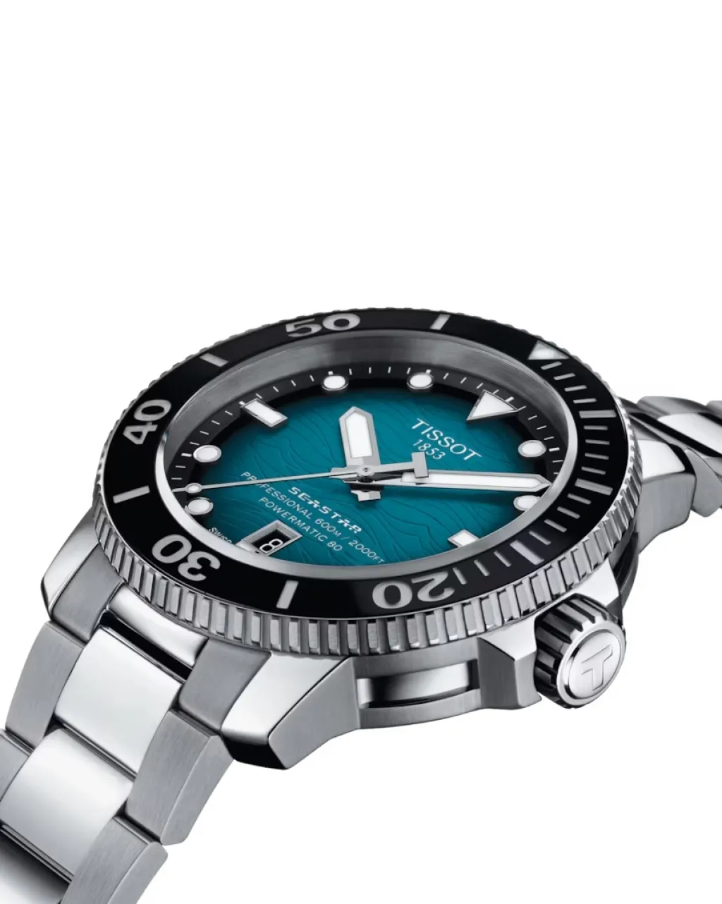New Seastar 2000 Powermatic 80 blå 46 mm Dykkerklokker | Til Han