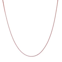 Clearance Veneziansk anhengskjede rødt gull 42+3 cm 0,9 mm Halssmykker