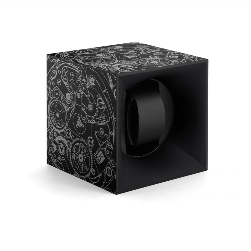 Fashion Watch winder startbox sort Klokketilbehør