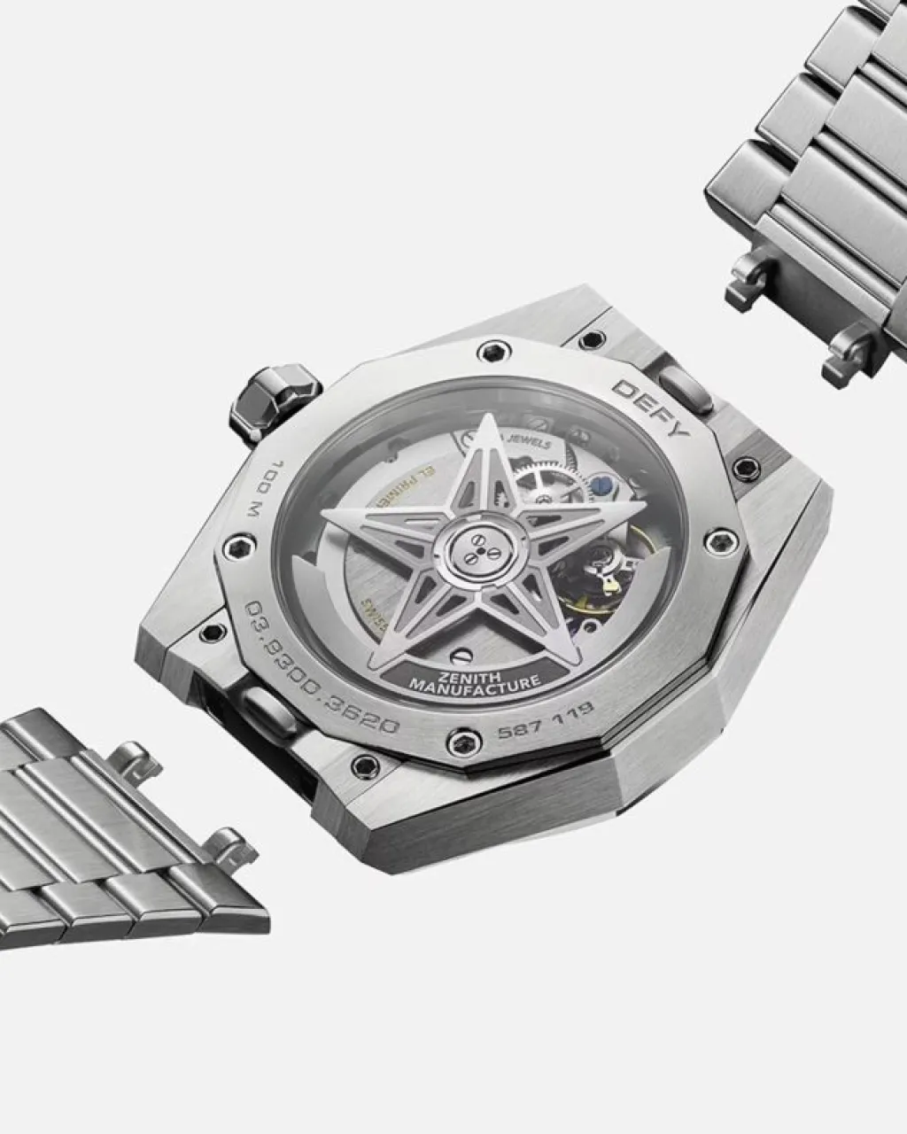 Sale Defy Skyline sølv skive 41 mm Til Han
